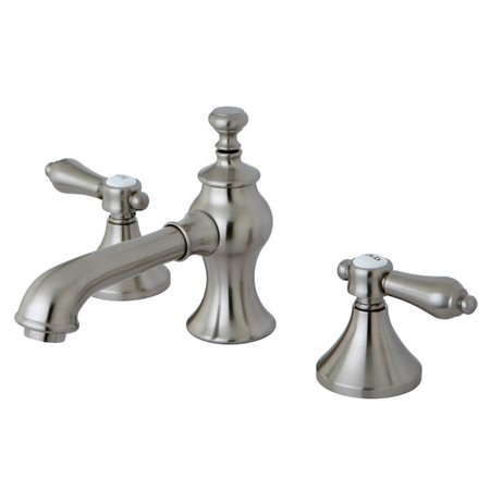 KINGSTON BRASS KC7068BAL 8" Widespread Bathroom Faucet, Brushed Nickel KC7068BAL